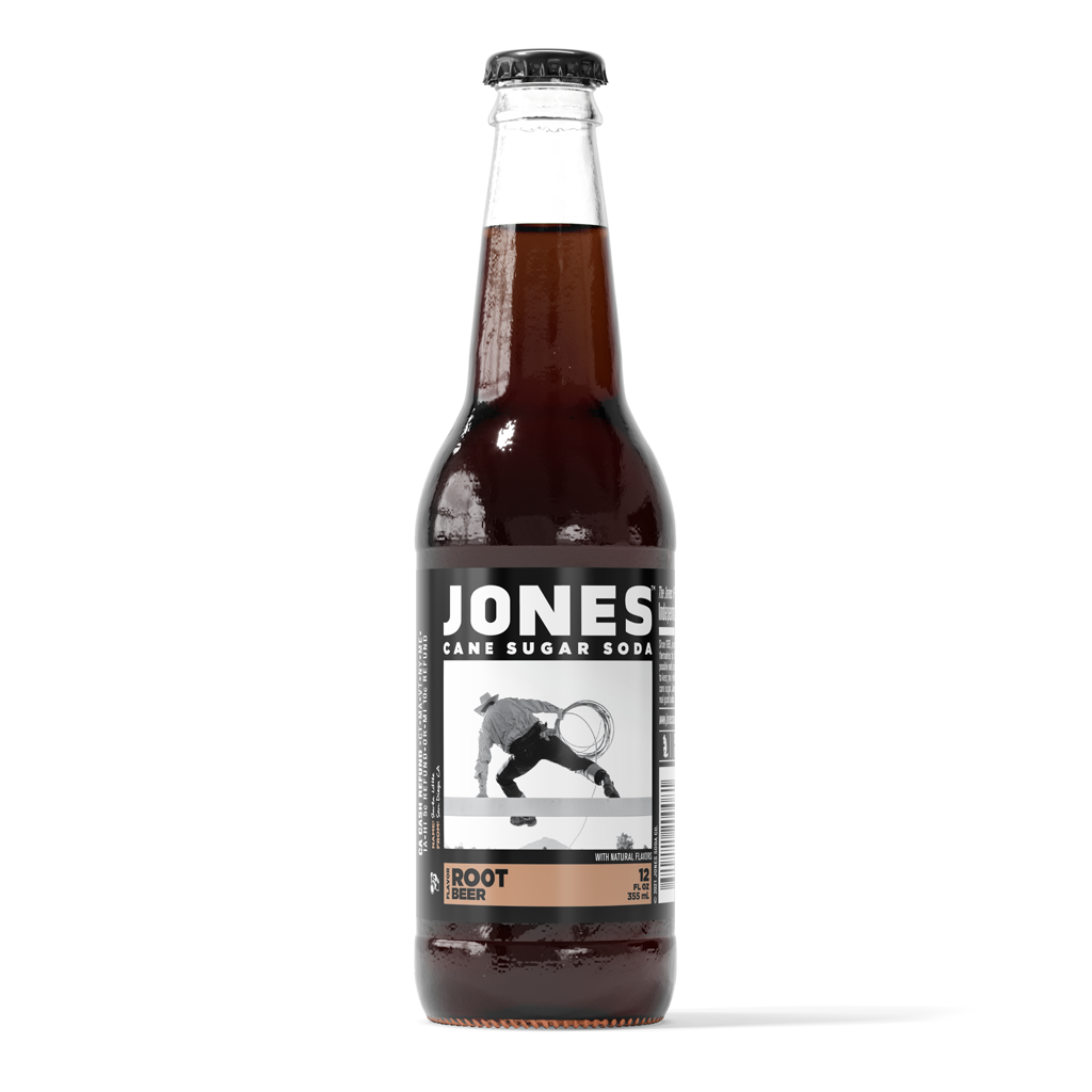 Jones Root Beer Cane Sugar Soda 12-Pack