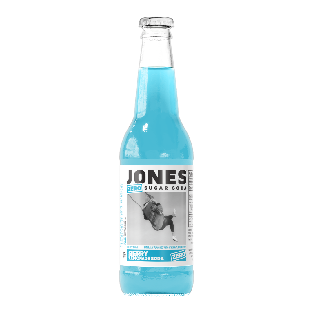Jones ZERO Berry Lemonade Soda 12-Pack