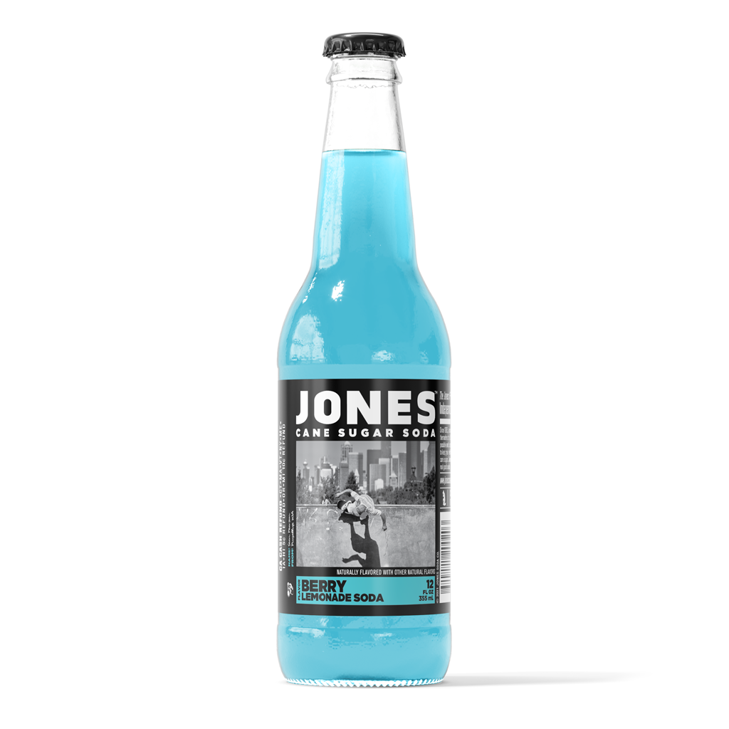 Jones Berry Lemonade Cane Sugar Soda 12-Pack