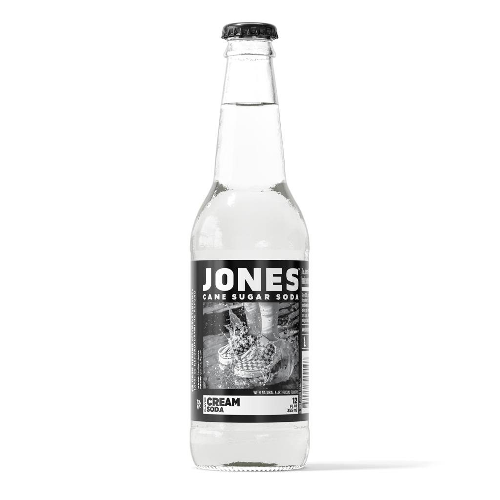 Jones Cream Soda Cane Sugar Soda 12-Pack